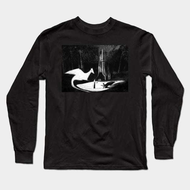 Dragon art dragon fantasy art work Long Sleeve T-Shirt by fantasticvolk